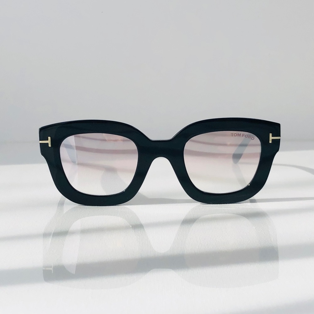 New TOM FORD Pia Black Square Sunglasses - Picture 5 of 16